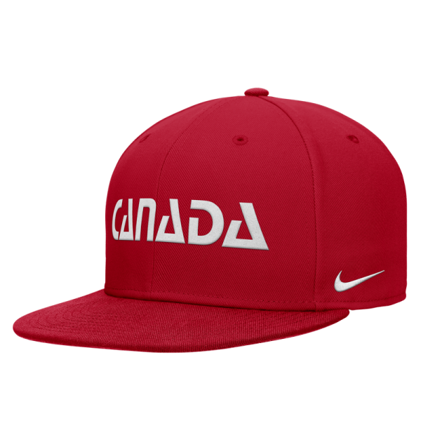 Canada Soccer Nike Pro Snapback Hat - Red