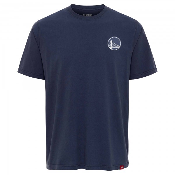 Unisex Golden State Warriors Sportiqe Blue Athletic Club Collection Duke Relaxed Fit Premium T-Shirt