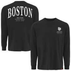 Unisex Boston Celtics Sportiqe Anthracite Athletic Club Collection Sherwood Relaxed Fit Premium Long-Sleeve T-Shirt