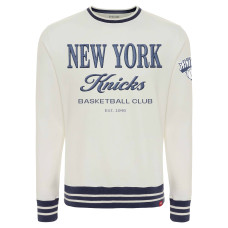 Свитшот Unisex New York Knicks Sportiqe Cream Athletic Club Collection Ellington Premium