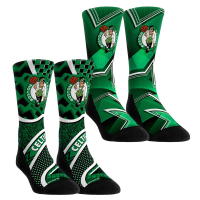 Unisex Boston Celtics Rock Em Socks NBA Hoops Two-Pack Crew Socks Set