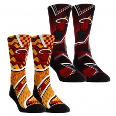 Подростковая Miami Heat Rock Em Socks NBA Hoops Two-Pack Crew Socks Set