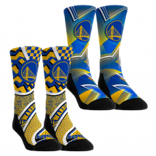 Носки Две пары носков Golden State Warriors Rock Em NBA Hoops Crew