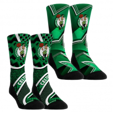 Подростковая Boston Celtics Rock Em Socks NBA Hoops Two-Pack Crew Socks Set