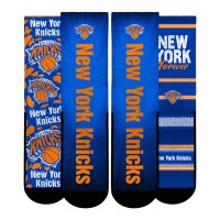Unisex New York Knicks Rock Em Socks Fan Favorites Three-Pack Crew Socks Set