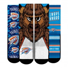 Unisex Oklahoma City Thunder Rock Em Socks Fan Favorites Three-Pack Crew Socks Set