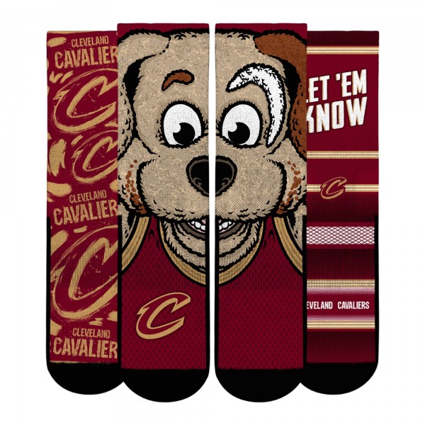 Unisex Cleveland Cavaliers Rock Em Socks Fan Favorites Three-Pack Crew Socks Set