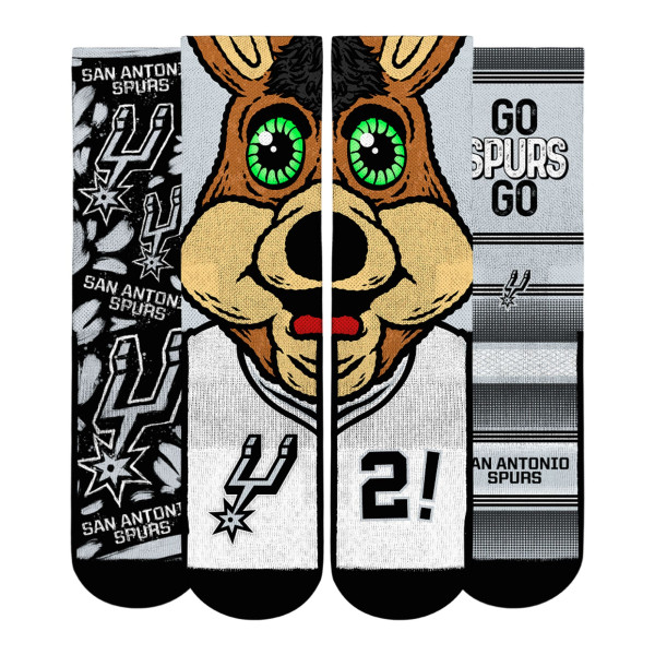 Unisex San Antonio Spurs Rock Em Socks Fan Favorites Three-Pack Crew Socks Set