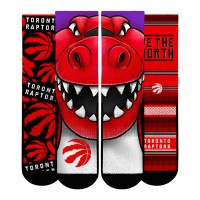 Подростковая Toronto Raptors Rock Em Socks Fan Favorites Three-Pack Crew Socks Set