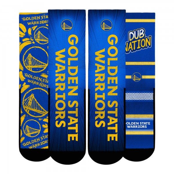 Носки Три пары носков Golden State Warriors Rock Em Fan Favorites Crew