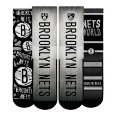 Детская Brooklyn Nets Rock Em Black Fan Favorites Three-Pack Crew Socks Set