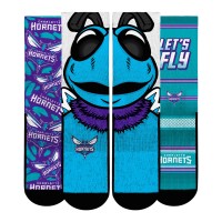 Подростковая Charlotte Hornets Rock Em Socks Fan Favorites Three-Pack Crew Socks Set