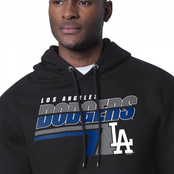 Los Angeles Dodgers Starter Black Logo Push Graphic Hoodie