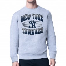 Кофта New York Yankees Starter Heather Gray Team Grit Graphic Fleece