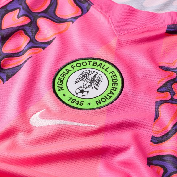 Nigeria National Team Nike 2026 Goalkeeper Stadium Replica Jersey - Pink