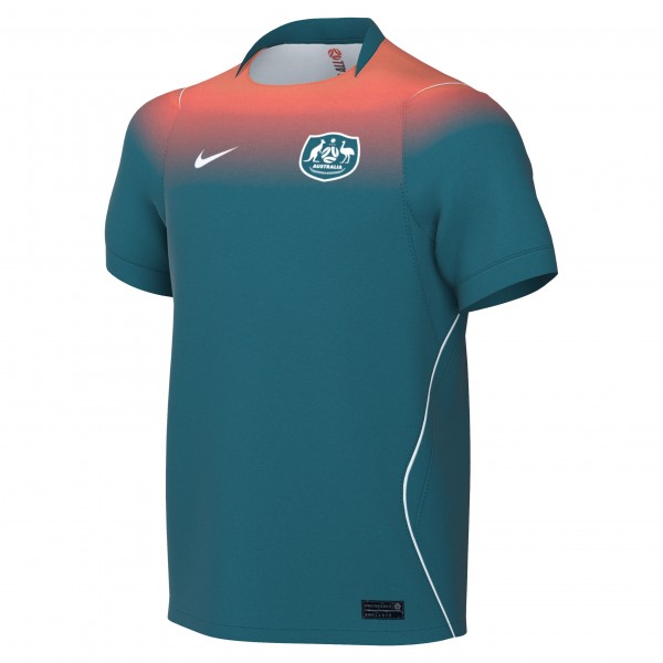 Подростковая Australia National Team Nike 2026 Away Stadium Replica Jersey - Teal