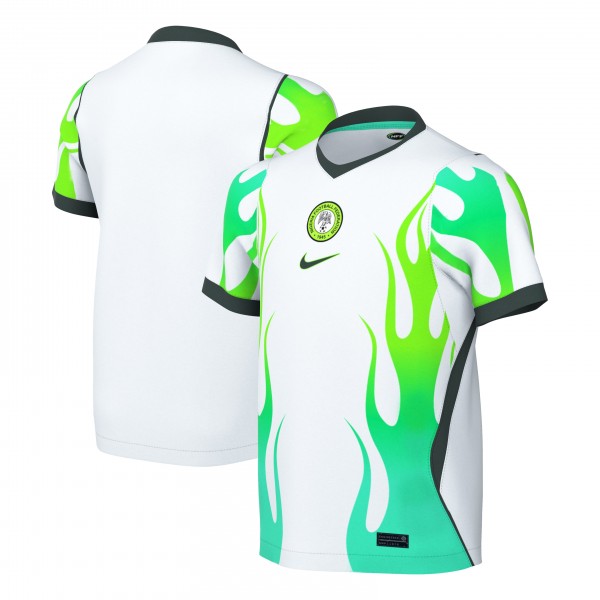 Подростковая Nigeria National Team Nike 2026 Away Stadium Replica Jersey - White