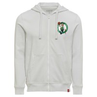 Unisex Boston Celtics Sportiqe Gray Buxton Premium Full-Zip Hoodie