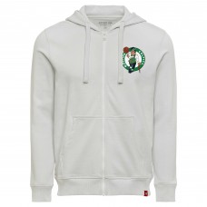 Unisex Boston Celtics Sportiqe Gray Buxton Premium Full-Zip Hoodie