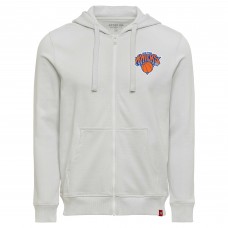 Unisex New York Knicks Sportiqe Gray Buxton Premium Full-Zip Hoodie