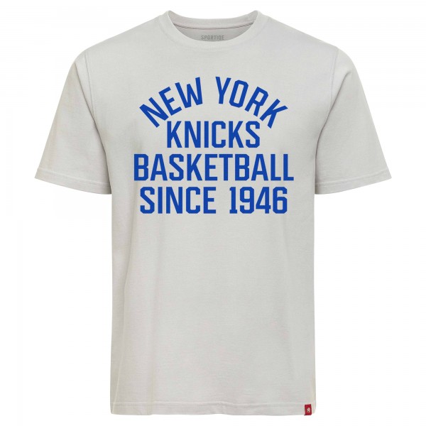 Unisex New York Knicks Sportiqe Gray Genuine Issue Collection Duke T-Shirt
