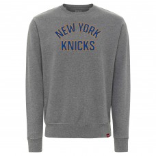 Unisex New York Knicks Sportiqe Gray Genuine Issue Collection Biltmore Sweatshirt