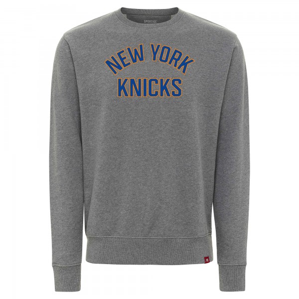 Unisex New York Knicks Sportiqe Gray Genuine Issue Collection Biltmore Sweatshirt
