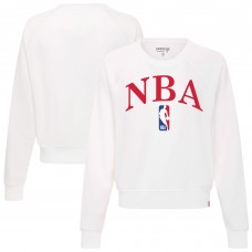 Кофта NBA Sportiqe White Ashlyn Raglan Cropped