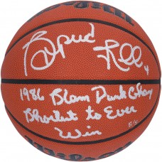 Мяч Spud Webb Atlanta Hawks Autographed Fanatics Authentic Wilson Authentic Series Indoor/Outdoor with 1986 Dunk Champ & Shortest to Ever Win Inscriptions - Limited Edition #5/5