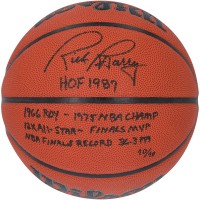 Мяч Rick Barry Golden State Warriors Autographed Fanatics Authentic Wilson Authentic Series Indoor/Outdoor with Multiple Inscriptions - Limited Edition #10/10