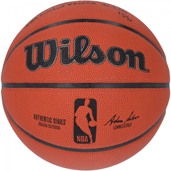 Rick Barry Golden State Warriors Autographed Fanatics Authentic Wilson Authentic Series Indoor/Outdoor Basketball with Multiple Inscriptions - Limited Edition #10/10