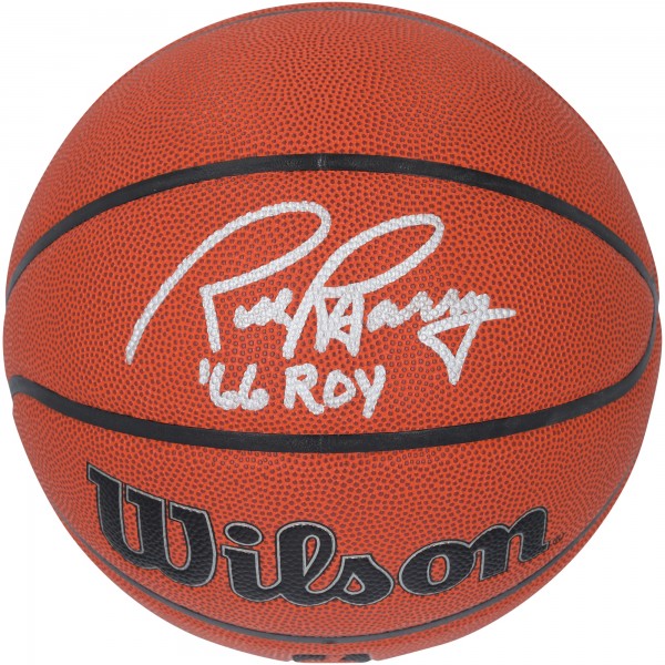 Мяч Rick Barry Golden State Warriors Autographed Fanatics Authentic Wilson Authentic Series Indoor/Outdoor with 66 NBA ROY Inscription