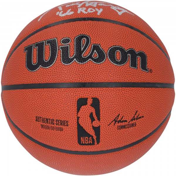 Мяч Rick Barry Golden State Warriors Autographed Fanatics Authentic Wilson Authentic Series Indoor/Outdoor with 66 NBA ROY Inscription