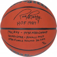Rick Barry Golden State Warriors Autographed Fanatics Authentic Wilson Authentic Series Indoor/Outdoor Basketball with Multiple Inscriptions - Limited Edition of 10