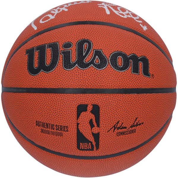 Мяч Spud Webb Atlanta Hawks Autographed Fanatics Authentic Wilson Authentic Series Indoor/Outdoor
