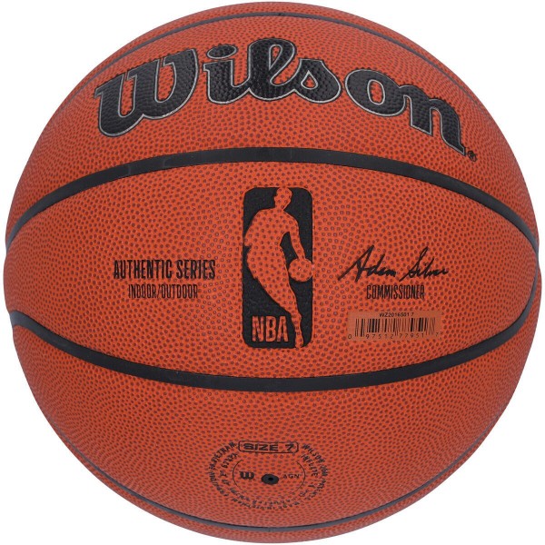 Мяч Spud Webb Atlanta Hawks Autographed Fanatics Authentic Wilson Authentic Series Indoor/Outdoor