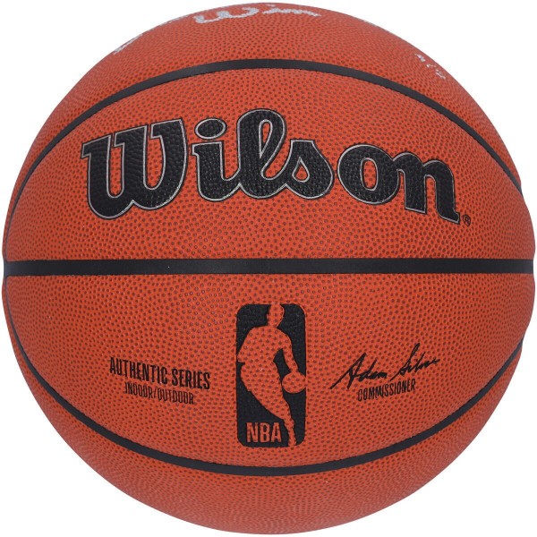Мяч Spud Webb Atlanta Hawks Autographed Fanatics Authentic Wilson Authentic Series Indoor/Outdoor with 1986 Dunk Champ & Shortest to Ever Win Inscriptions - Limited Edition of 5