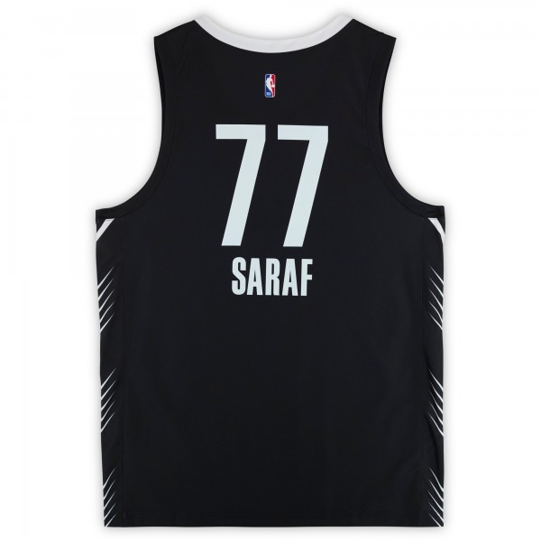 Игровая джерси Ben Saraf Brooklyn Nets Fanatics Authentic Game-Used #77 Black Nike from the 2025 NBA Summer League - Size XL