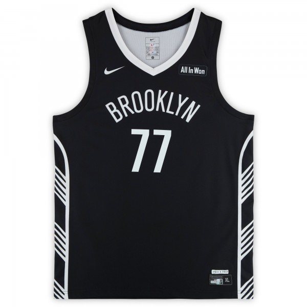 Игровая джерси Ben Saraf Brooklyn Nets Fanatics Authentic Game-Used #77 Black Nike from the 2025 NBA Summer League - Size XL