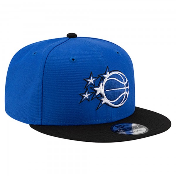 Бейсболка Orlando Magic New Era Blue/Black Two-Tone 9FIFTY Snapback