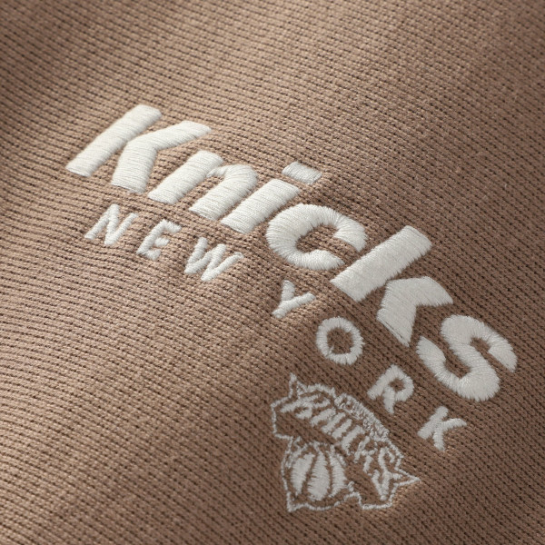 Толстовка New York Knicks 47 Khaki Triple Double Foundation Premium Sweatshirt