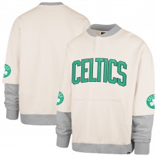 Boston Celtics 47 Cream Crossover Collection Trifecta Double Layered Fleece Sweatshirt