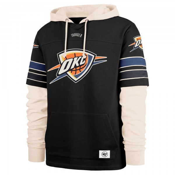 Толстовка Oklahoma City Thunder 47 Black Split Zone Cornerback Duo