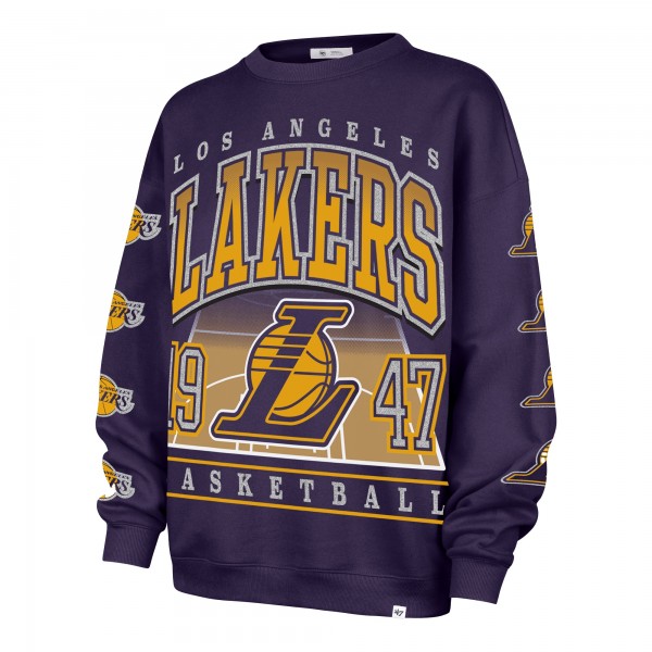 Кофта WoLos Angeles Lakers 47 Purple Go Big Oversized