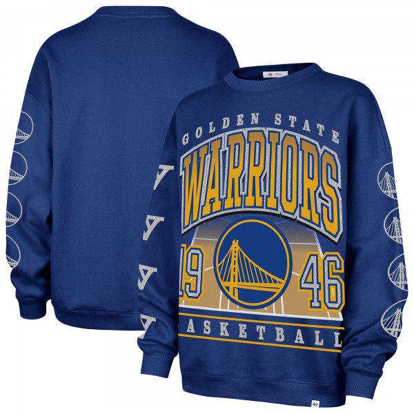 Женская Golden State Warriors 47 Royal Go Big Oversized Sweatshirt