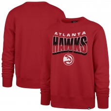 Кофта Unisex Atlanta Hawks 47 Red Brush By Headline Crewneck
