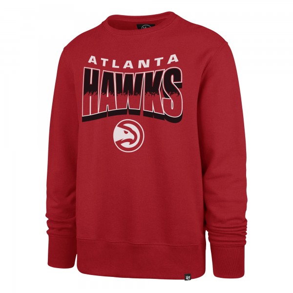 Кофта Unisex Atlanta Hawks 47 Red Brush By Headline Crewneck