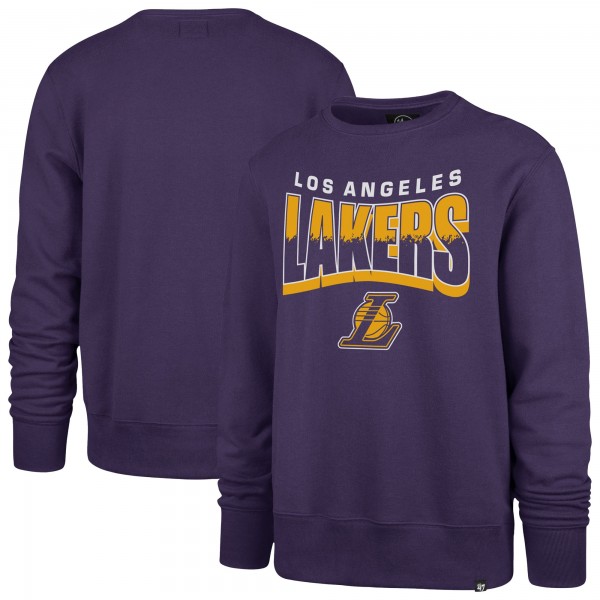 Кофта Unisex Los Angeles Lakers 47 Purple Brush By Headline Crewneck