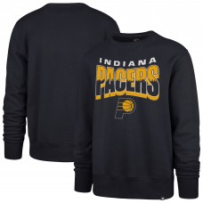 Unisex Indiana Pacers 47 Navy Brush By Headline Crewneck Sweatshirt