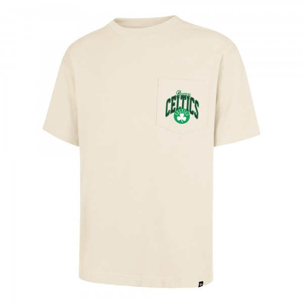Unisex Boston Celtics 47 Cream Crossover Collection Foundation Pocket T-Shirt